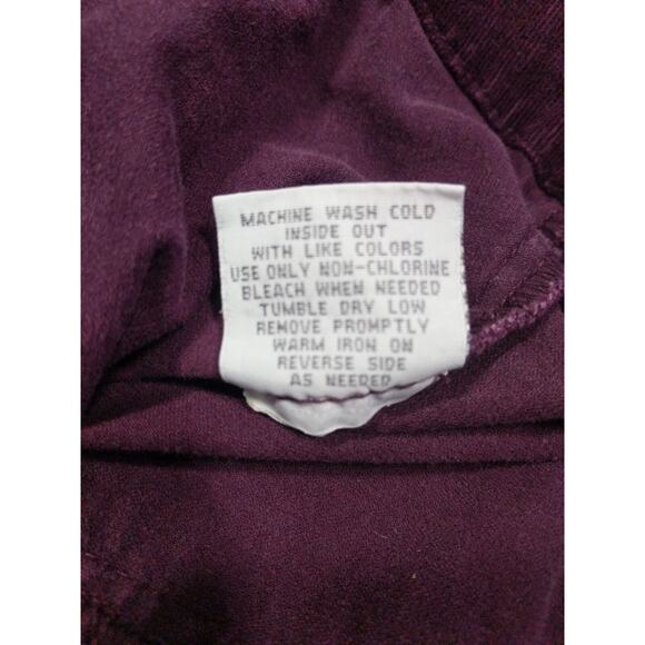 Dressbarn Corduroy Womens Jacket Maroon Cotton Spandex Snap Front Light Medium - Picture 12 of 12